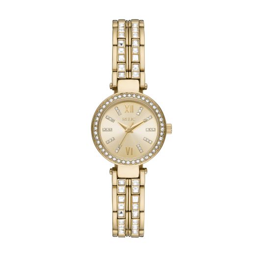 Relic by Fossil Women's Anita Three-Hand Gold Alloy Metal Bracelet Watch (Model: ZR34627)