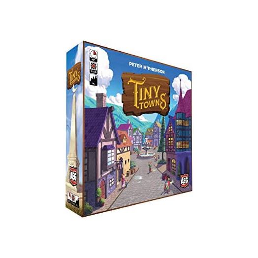 Alderac Entertainment Group (AEG) Tiny Towns Base Set, 1-6 Players, Strategy Board Game for Ages 14 and Up