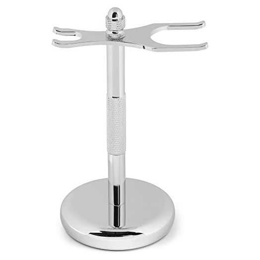 Perfecto Deluxe Chrome Razor and Brush Stand