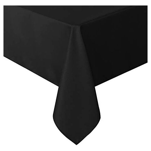 sancua Rectangle Tablecloth, 60 x 84 Inch, Stain and Wrinkle Resistant Washable Polyester Table Cloth