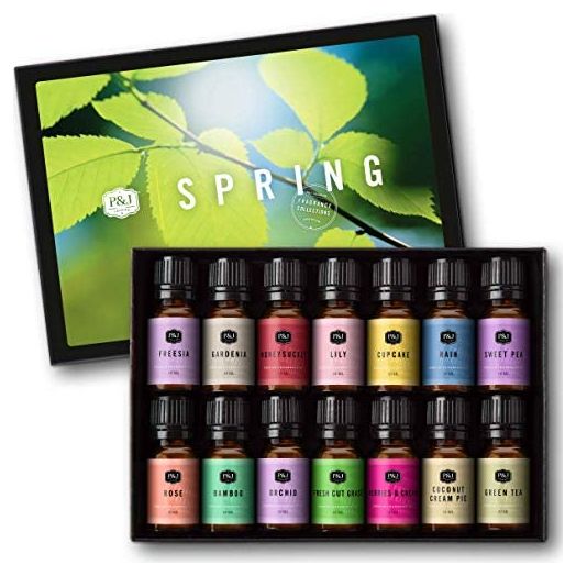 P&J Trading Spring Set of 14 Grade Fragrance Oils, 10ml