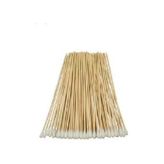 Cotton Swab Swab Applicator Q-tip 100 Pieces 6" Wood Handle Great for Dog Ears!