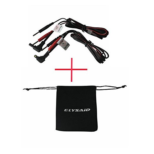 2Pcs/pack Replacement Electrode Lead Wires Connect Cables Pin 2mm For TENS Electronic Therapy Machines