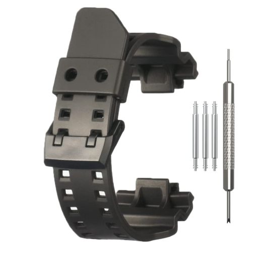 WRISTARMOR resin band Replacement for g-shock GA-400-1A GBA-400 GA400GB-1A Watch strap