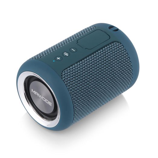 Bluetooth Speakers, T10 Waterproof Speaker, 8 Hr Playtime Portable Speaker, Small, Lightweight, Mini, Wireless, Shower Speaker, Aux & TF Card Support (Blue)
