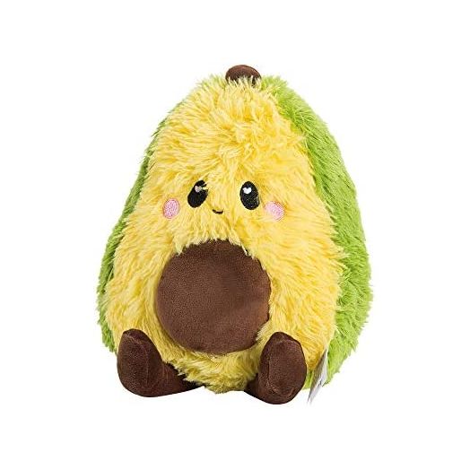 Avocado Microwavable Heating Pad - Pillow Plush Food Toy- Warm Cute Cozy Soft Heatable Stuffed Animal - Hot and Cold Therapy for Cramps, Back, and Neck Pain Relief - Stress Relief and Comfort Gift