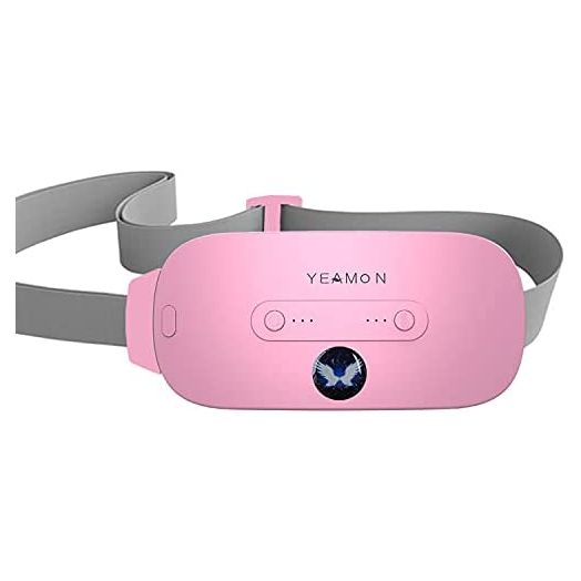 Portable Cordless Heating Pad, Electric Waist Belt Device, Fast Heating Pad with 3 Heat Levels and 3 Massage Modes, Back or Belly Heating Pad for Women and Girl