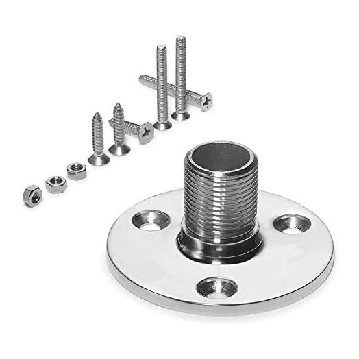 ZOMCHAIN Antenna Mount Base Marine Grade 316 Stainless Steel