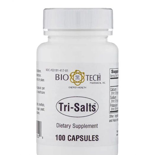Bio-Tech Pharmacal Tri-Salts - 100 Capsules