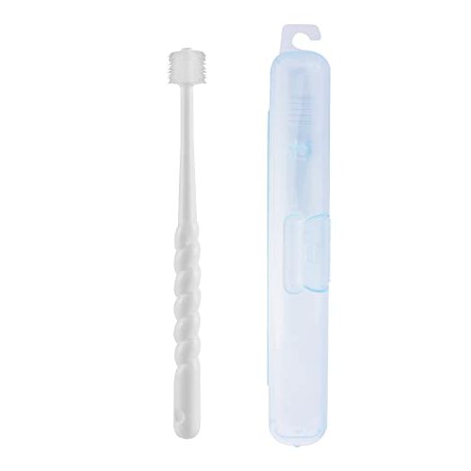 FinYii 360-Degree Soft Yorkie Toothbrush, Small Dogs Puppy Toothbrush (Colors Varie)