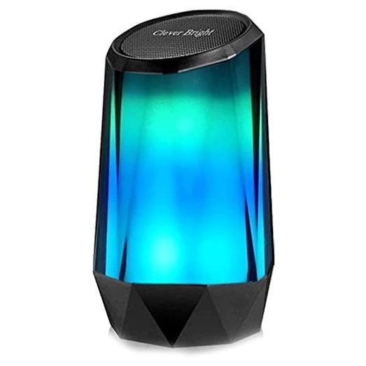 Portable Wireless Bluetooth Speakers 8 LED RGB Lights Modes BT5.0 Bocinas Bluetooth Stereo Sound Loud Volume Speaker with TF Card Slot,for iPhone/iPad/Android Valentines Day Gifts, YX012