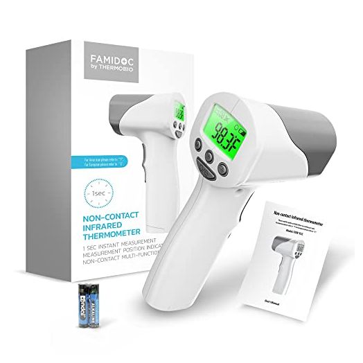 Medical Grade Heavy Duty Touchless Infrared Forehead Thermometer, for Adults & Baby Thermometer Gun, Instant Results