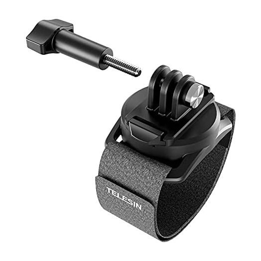 TELESIN Upgraded Wrist Strap, 360 Rotation Arm Plam Ankle Mount Band Holder Cycling Mount for GoPro Max Hero 10 9 8 7 6 5 Insta360 One R X2 Go2 DJI Osmo Action 2 Camera Accessories