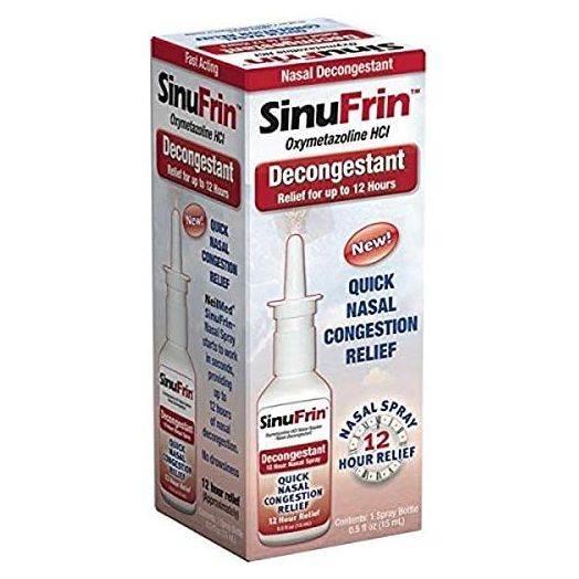NeilMed SinuFrin Decongestant 0.5 Fluid Ounce (15 mL) (packaging may vary)