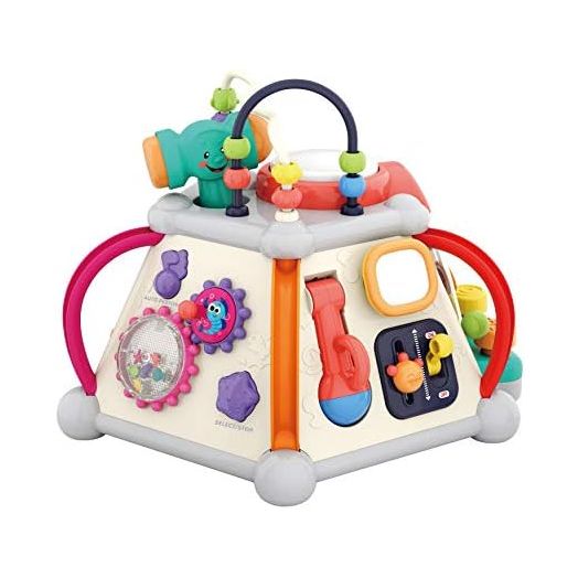 PowerTRC Musical Activity Cube Play Center with Lights w/Lights, Sounds & 15 Functions