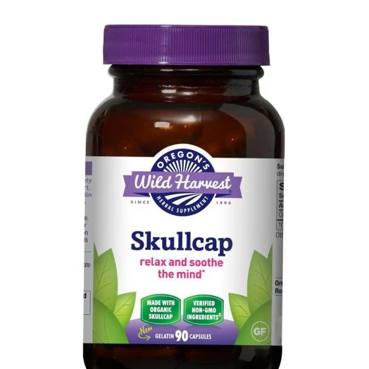 Oregon's Wild Harvest Skullcap - 90 Gelatin Capsules