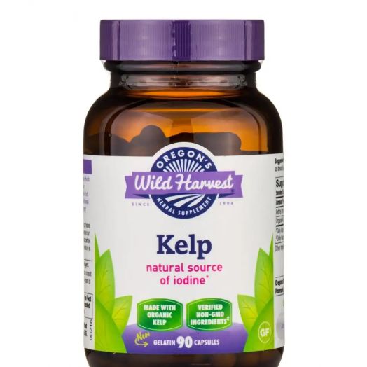 Oregon's Wild Harvest Kelp - 90 Gelatin Capsules