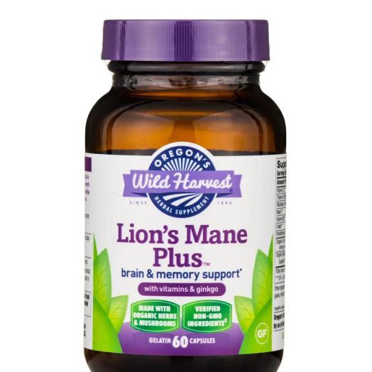 Oregon's Wild Harvest Lion's Mane Plus - 60 Capsules