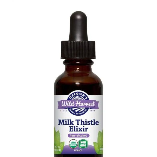 Oregon's Wild Harvest Milk Thistle Elixir Extract (Low-Alcohol) - 1 fl. oz (30 ml)