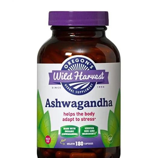 Oregon's Wild Harvest Ashwagandha - 180 Gelatin Capsules