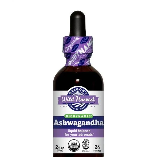 Oregon's Wild Harvest Biodynamic Ashwagandha Herbal Tonic - 2 fl. oz (59 ml)