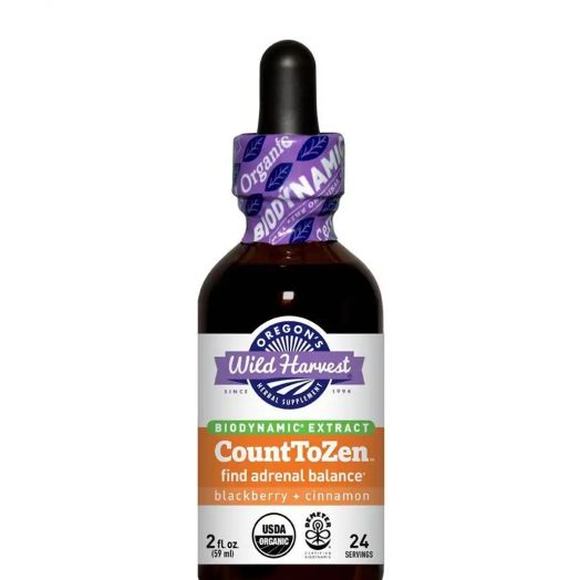 Oregon's Wild Harvest Biodynamic ContToZen Herbal Tonic, Blackberry + Cinnamon Flavored - 2 fl. oz (59 ml)