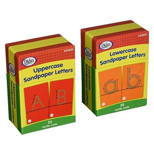 Didax Educational Resources Sandpapers Letters Boxed Set