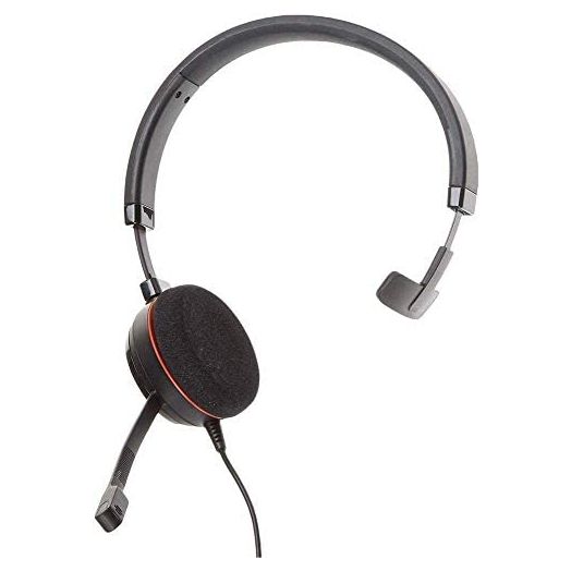 Jabra Evolve 20 MS Teams Wired Headset, Mono Telephone Headset for Greater Productivity, Superior Sound for Calls and Music, USB Connection, All Day Comfort Design