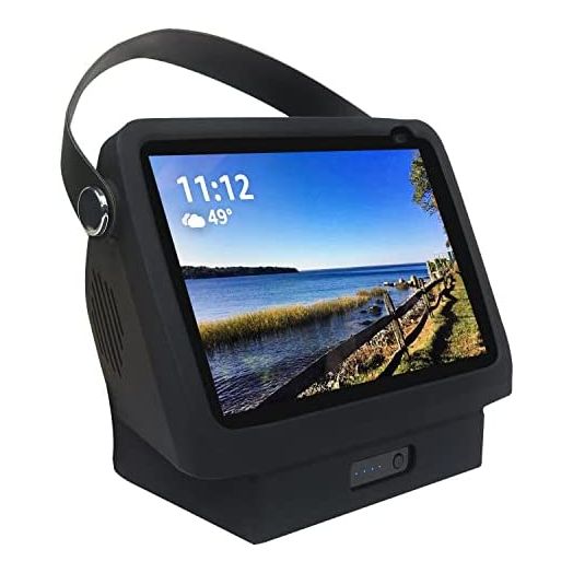 Blanou Battery Base for Show8 2nd Gen, Portable Show8 2nd Charger, 15600mAh, 9.5 Hours Work Time Protector with Handle,Black