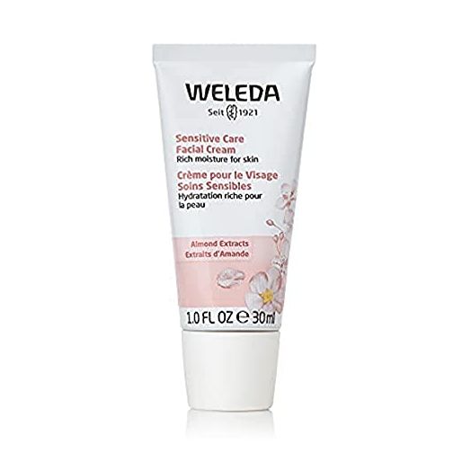 Weleda Sensitive Care Face Cream, 1 Fluid Ounce, Fragrance Free, Plant Rich Moisturizer with Sweet Almond Oil