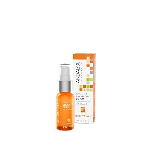 Andalou Natural s Turmeric + C Enlighten Serum, Tumeric Plus C, 1.1 Fl Oz