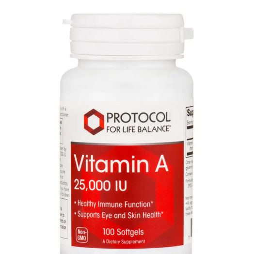 Protocol for Life Balance Vitamin A 25000 IU - 100 Softgels