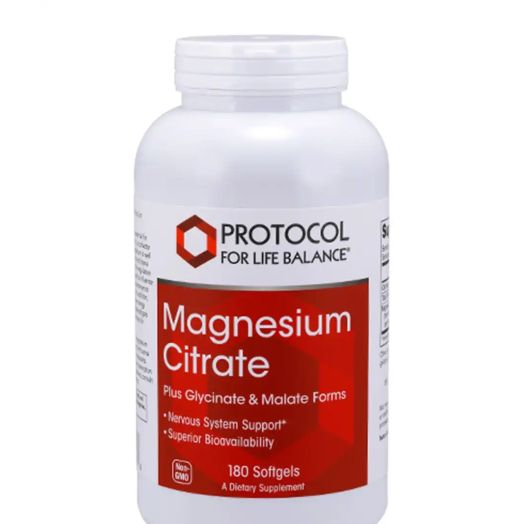 Protocol for Life Balance Magnesium Citrate - 180 Softgels