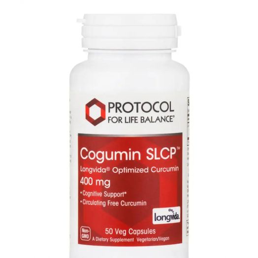 Protocol for Life Balance Cogumin SLCP (Longvida Optimized Curcumin) 400 mg - 50 Veg Capsules