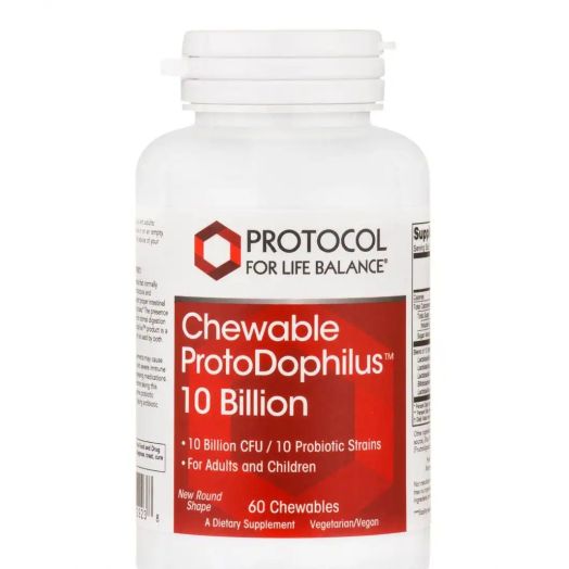 Protocol for Life Balance Chewable ProtoDophilus 10 Billion - 60 Chewables