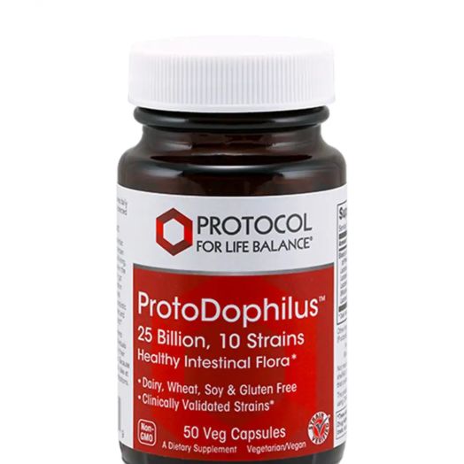 Protocol for Life Balance ProtoDophilus 25 Billion, 10 Strains - 50 Veg Capsules