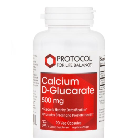 Protocol for Life Balance Calcium D-Glucarate 500 mg - 90 Veg Capsules