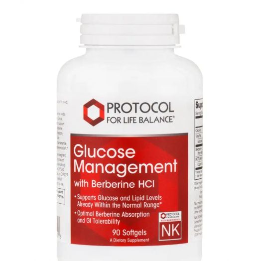 Protocol for Life Balance Glucose Management with Berberine HCL - 90 Softgels
