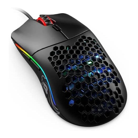 Glorious Gaming Mouse - Model O 67 g Superlight Honeycomb Mouse, Matte Black Mouse, USB Gaming Mouse