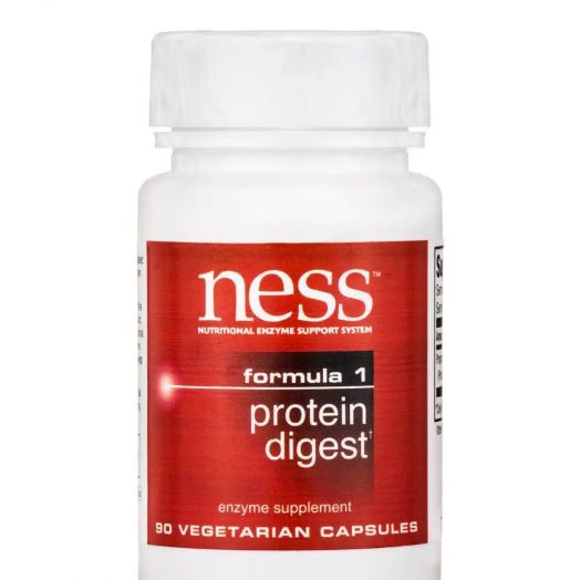 Ness Enzymes Protein Digest (Formula 1) - 90 Vegetarian Capsules