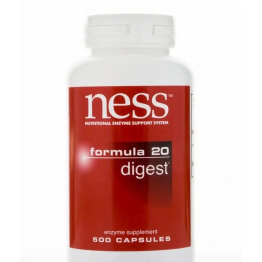 Ness Enzymes Digest (Formula 20) - 500 Capsules