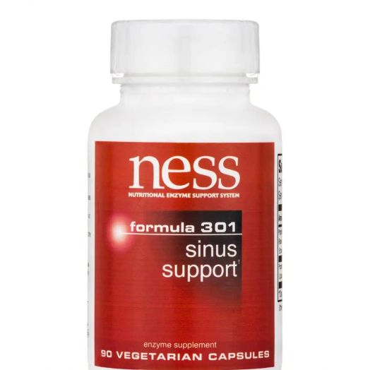 Ness Enzymes Sinus Support (Formula 301) - 90 Vegetarian Capsules