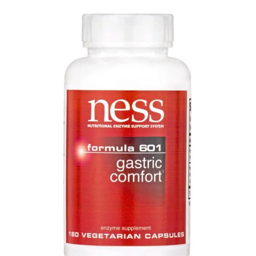 Ness Enzymes Gastric Comfort (Formula 601) - 180 Vegetarian Capsules