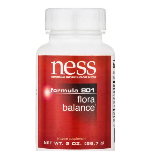Ness Enzymes Flora Balance Powder (Formula 801) - 2 oz (56.7 Grams)