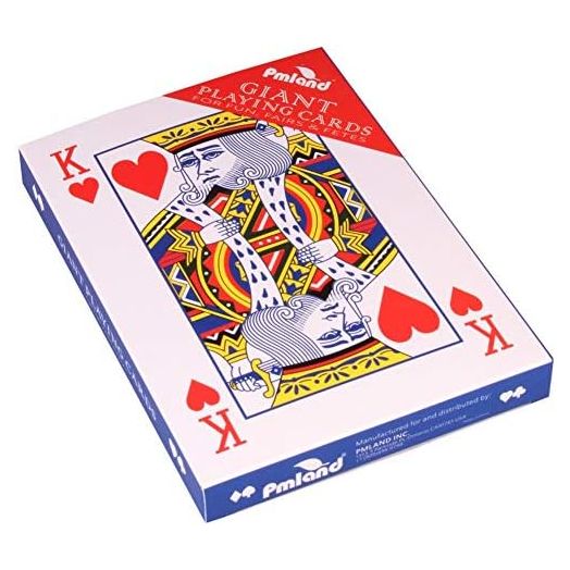 Giant 5 x 7 Inch Large Poker Index Playing Cards