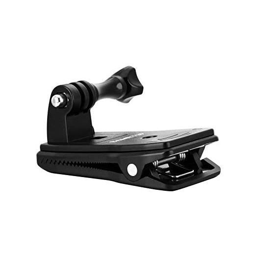 Sametop Backpack Strap Mount Quick Clip Mount Compatible with Gopro Hero 10, 9, 8, 7, 6, 5, 4, Session, 3+, 3, 2, 1, Hero (2018), Fusion, DJI Osmo, Xiaomi Yi Action Cameras