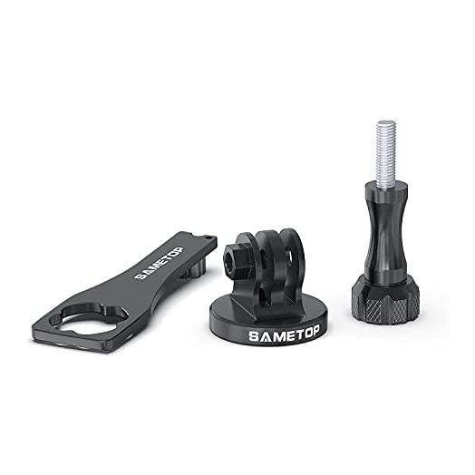 Sametop Tripod Adapter Aluminum Screw Mount Compatible with Gopro Hero 10, 9, 8, 7, 6, 5, 4, Session, 3+, 3, 2, 1, Hero (2018), Fusion, DJI Osmo Action Cameras
