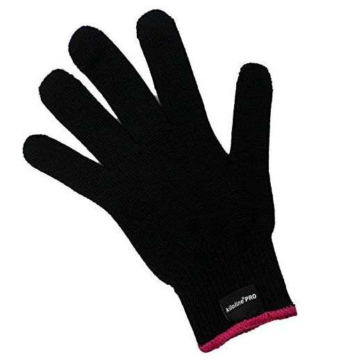 Kiloline Professional Heat Resistant Glove for Hair Styling Heat Blocking for Curling, Flat Iron and Curling Wand Suitable for Left and Right Hands