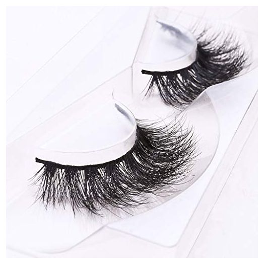 Arimika Fluffy Long Thick Dramatic Look 3D Mink False Eyelashes, Handmade Reusable Lashes for Makeup D008