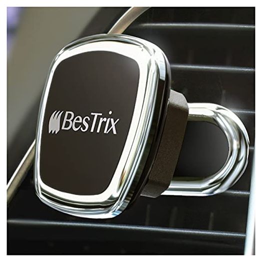 BesTrix Magnetic Phone Car Mount Magnetic Car Cell Phone Holder | Magnet Car Phone Holder Compatible w/ iPhone 12 11 Pro/11 Pro Max/XS/XR/X/8/7,Galaxy S10/S10+/S9/S9 Note & More (Air Vent)